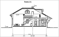 Разрез 1-1