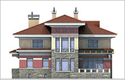 Фасад в осях 4-1