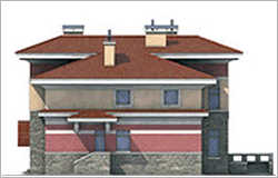 Фасад в осях Д-А