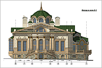 Фасад в осях 8-1