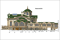 Фасад в осях Ж-Ап